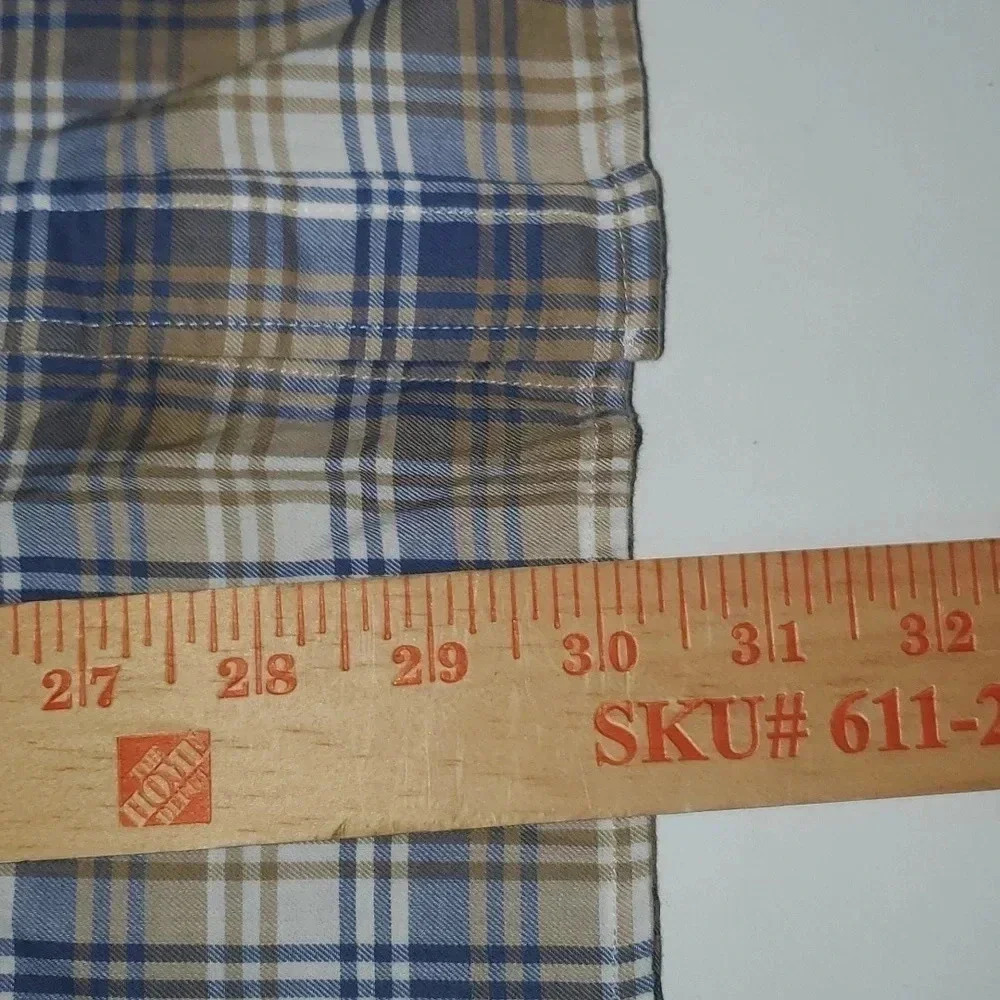 Peter Millar Crown Shirt Plaid Mount Pearl Men's Size XXL - Picture 12 of 12